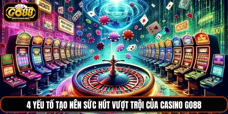 4 yếu tố tạo nên sức hút vượt trội của casino Go88