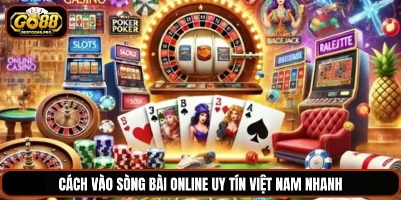 Cách vào sòng bài online uy tín Việt Nam nhanh