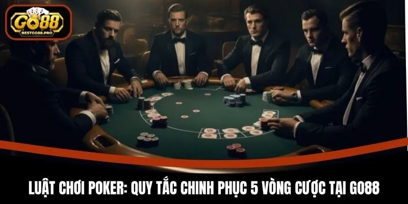 Luật Chơi Poker: Quy Tắc Chinh Phục 5 Vòng Cược Tại Go88