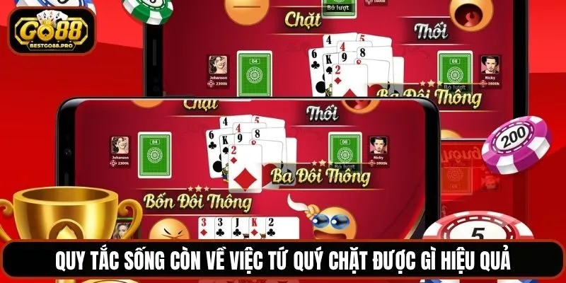 Quy tắc sống còn về việc tứ quý chặt được gì hiệu quả