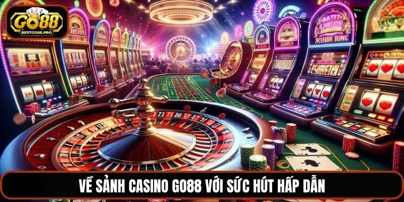 Về sảnh Casino Go88 với sức hút hấp dẫn