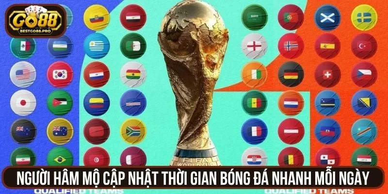 Người hâm mộ cập nhật thời gian bóng đá nhanh mỗi ngày